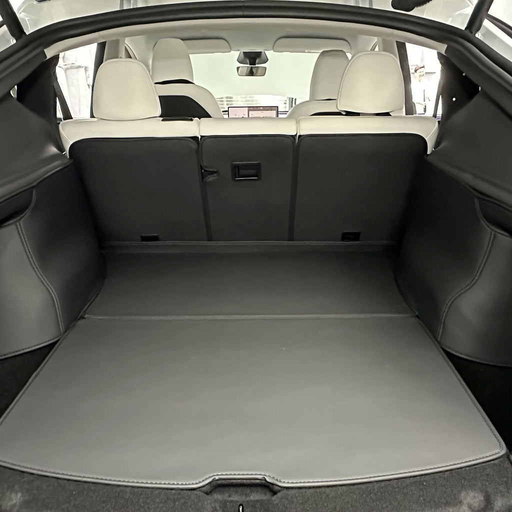 Tesla Model 3/Y updated model trunk mat, leather protective mat