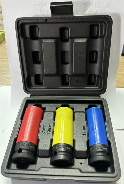 Combination tool set (3, 4, 5 pieces): Phillips head sockets, tire protector sockets (15mm, 17mm, 19mm, 21mm, 22mm adjustable). Product repurchase rate: 47.06%.
