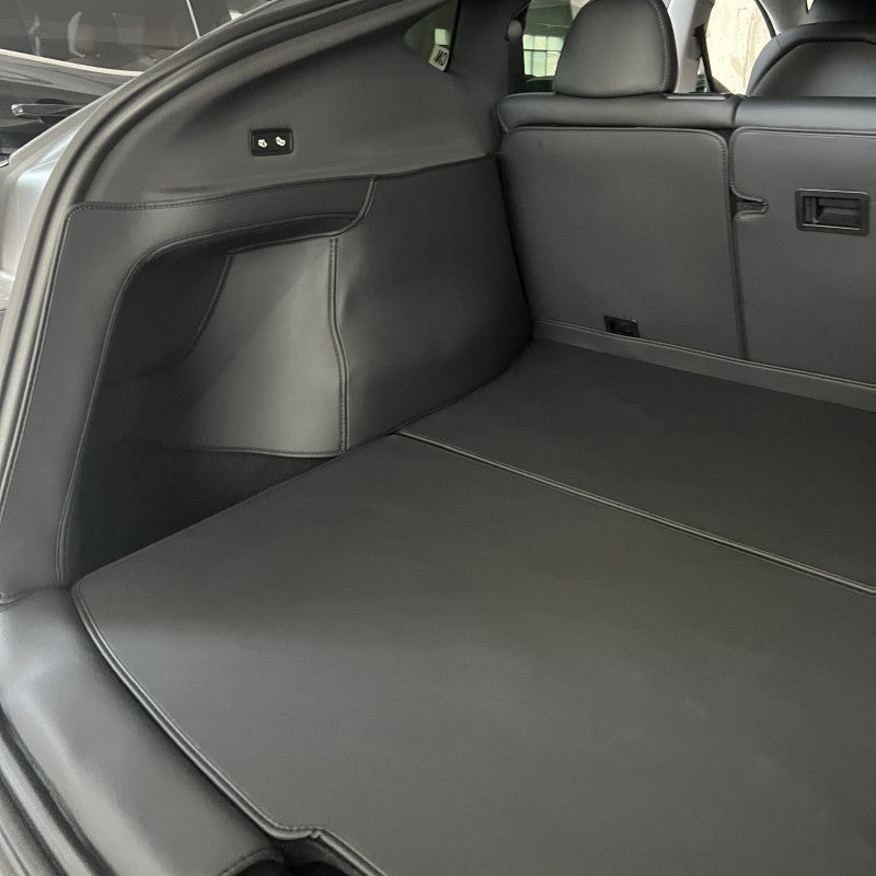 Tesla Model 3/Y updated model trunk mat, leather protective mat