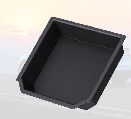 2025 Tesla Model Y/3 Refreshed Edition: Center Console Storage Box with Hidden Storage Box and Interior Flocking Accessories