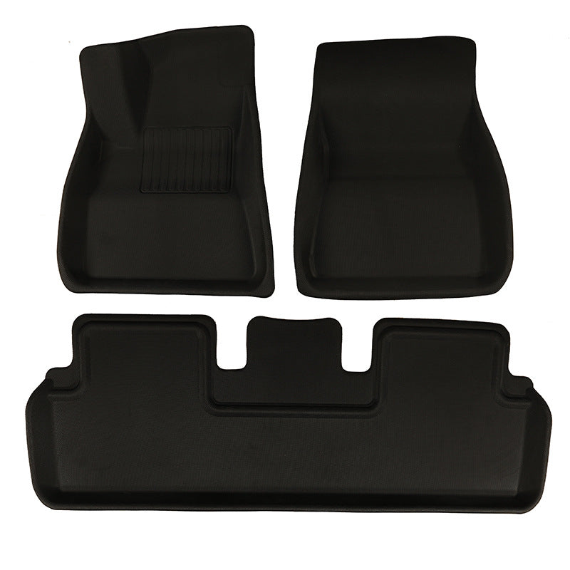 Tesla Model 3/Y floor mats, left-hand drive, right-hand drive, backrest mats, trunk mats, XPE anti-slip mats