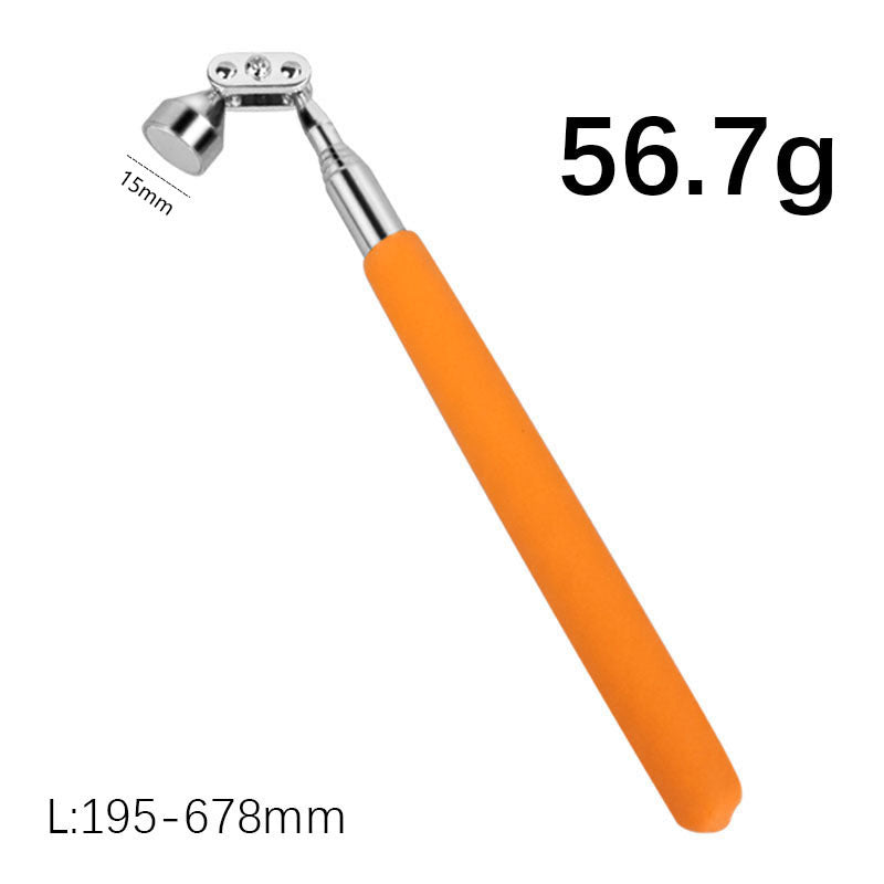 Magnetic pickup, magnetic attractor, telescopic extension rod, auto repair tools, square mirror, round mirror, flashlight head
